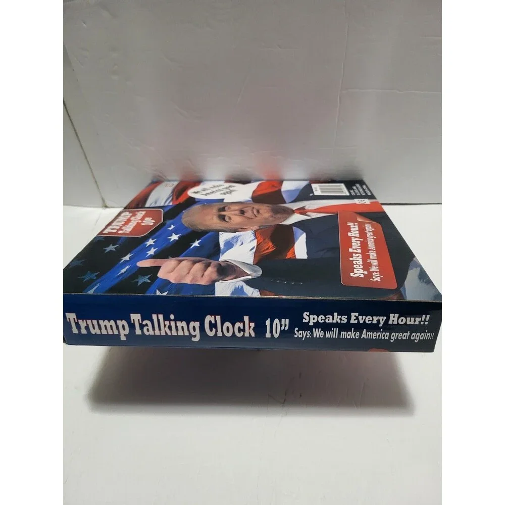 Talking Trump Wall Clock-Speaks Every Hour We Will Make America Great Again!